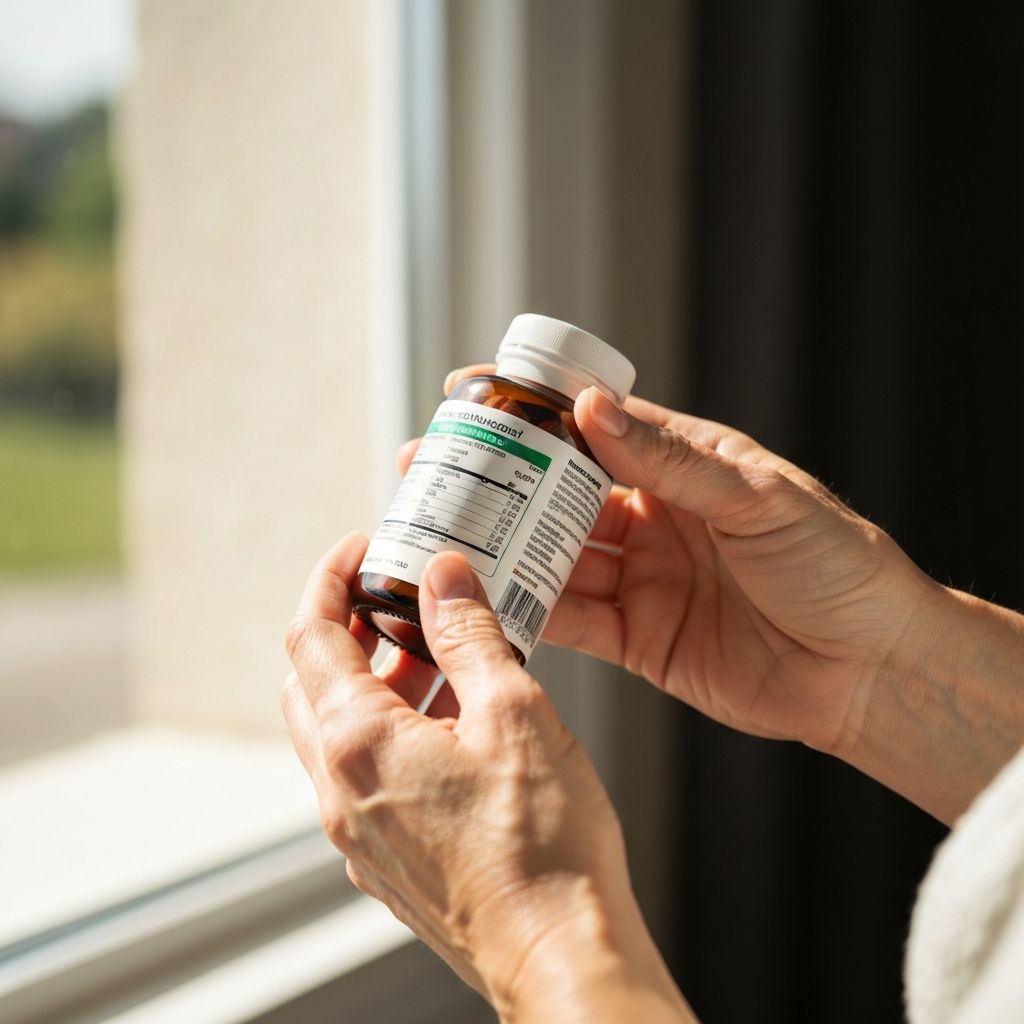 Reading supplement labels